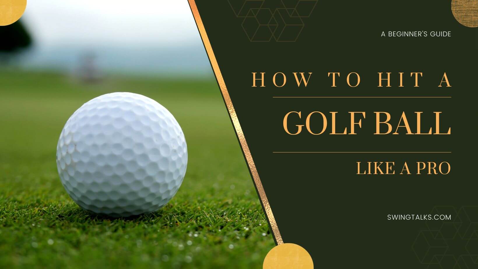 How to Hit a Golf Ball Like a Pro: A Beginner's Guide | SwingTalks